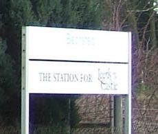 Bearsted station sign