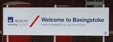 Basingstoke station sign