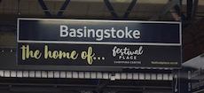 Basingstoke station sign