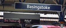 Basingstoke station sign