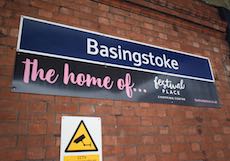 Basingstoke station sign