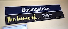 Basingstoke station sign