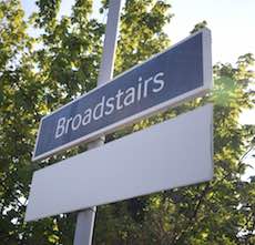 Broadstairs station sign