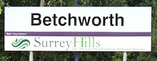 Betchworth station sign