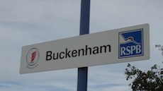 Buckenham station sign