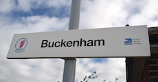 Buckenham station sign