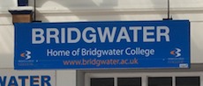 Bridgwater station sign