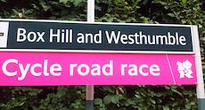 Boxhill & Westhumble station sign