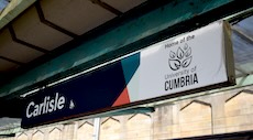 Carlisle station sign