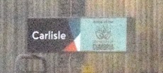 Carlisle station sign