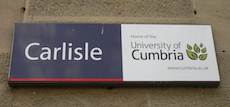 Carlisle station sign