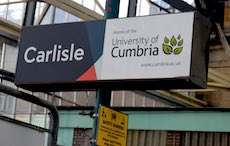 Carlisle station sign