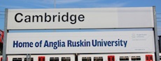 Cambridge station sign