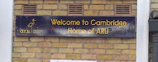 Cambridge station sign