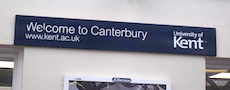 Canterbury West station sign