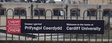 Cardiff Central station sign