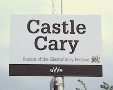 Castle Cary station sign