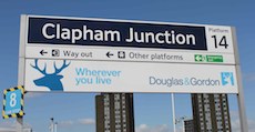 Clapham Junction station sign