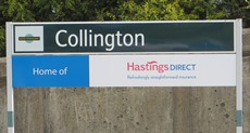 Collington station sign