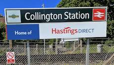 Collington station sign