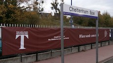 Cheltenham station sign