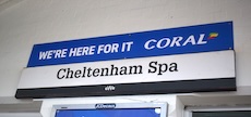 Cheltenham station sign