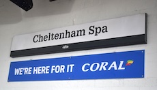 Cheltenham station sign