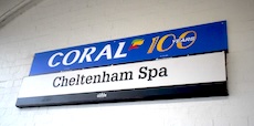 Cheltenham station sign