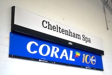 Cheltenham station sign