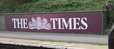 Cheltenham station sign