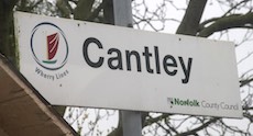 Cantley station sign