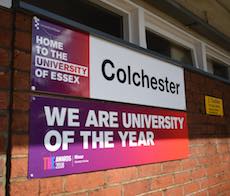 Colchester station sign