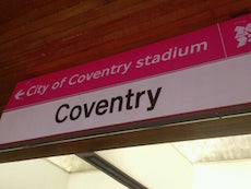 Coventry station sign