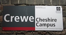 Crewe station sign