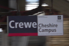 Crewe station sign