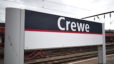 Crewe station sign