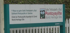 Chirk station sign