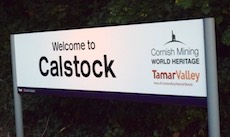 Calstock station sign