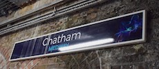 Chatham station sign