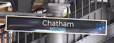 Chatham station sign