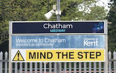 Chatham station sign