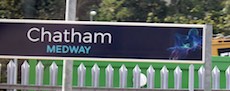 Chatham station sign