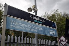 Chatham station sign