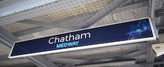 Chatham station sign