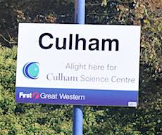 Culham station sign