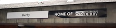 Derby station sign