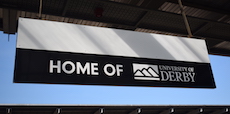 Derby station sign