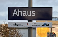Ahaus station sign