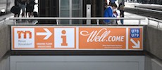 Düsseldorf Hauptbahnhof station sign