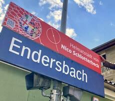 Endersbach station sign